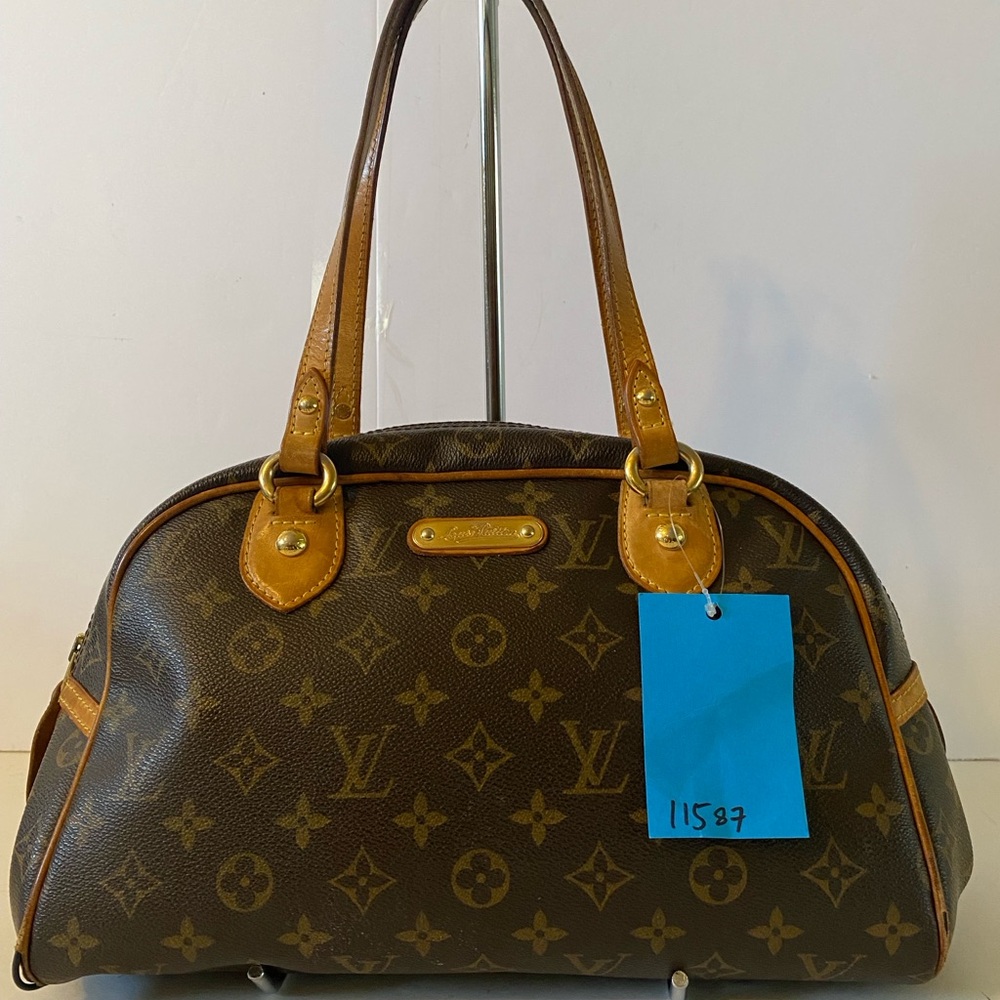 Louis Vuitton Brown Monogram Handbag 11587